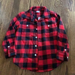 Buffalo plaid button down